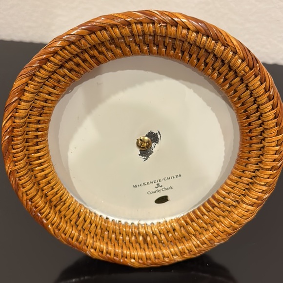 MacKenzieChilds Kitchen Courtley Check Paper Towel Holder Poshmark